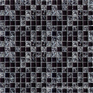 Мозаика Мастера Керамики Glass Мозаика HK-34A черная ZZ|32.7x32.7 XX