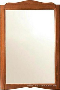 Зеркало прямоуг. в дерев. раме 83хh110см, крепёж в компл., (дерево бук, цв.noce),  Nuovo ZZ TW Collection Veronica VER1183-N