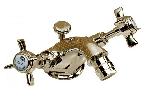 Смеситель на биде с д/к, (цв.латунь),  KL Devon & Devon Coventry MARF25