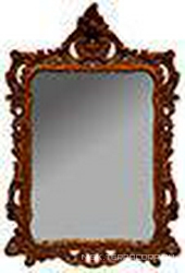 Зеркало прямоугольное в дерев. резной раме 71хh107см, (цв. noce), крепёж в компл., Tiffany ZZ Tiffany Универсал TW02002 noce