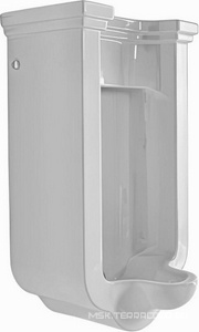 Писсуар подвесной 44х37хh69см, подвод воды из стены, сифон с выпуском в стену, крепёж в компл.,  ZZ Kerasan Waldorf 413001