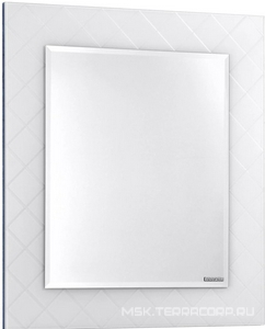 Зеркало  65 641*822*24 мм, белая рама, БЕЗ светильников, крепеж в комплекте ZZ Aquaton Венеция 1A155302VNL10
