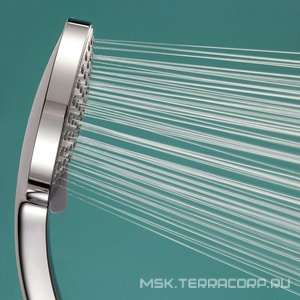 Душевая стойка для душа с термостатом, ручной душ + верхний душ 200мм + шланг 1600мм, цв.хром Jacob Delafon July E45716-CP