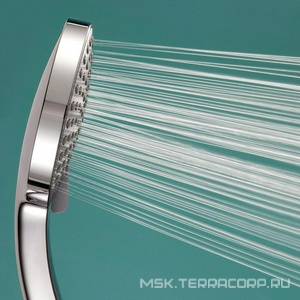 Душевая стойка для душа с термостатом, ручной душ + верхний душ 200мм + шланг 1600мм, цв.хром Jacob Delafon July E45716-CP