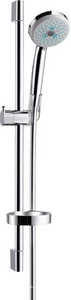Душевая стойка h 65см, лейка, шланг 1,6м, мыльница,  в компл., (цв.хром),  100 Hansgrohe Croma 27775000