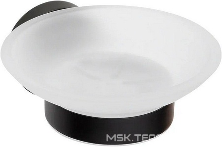 Мыльница настенная, (цв. черный матовый),  ZZ Bemeta Dark 104108040