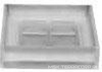 Мыльница настольная (цв.стекло матовое) 9900 ZZ