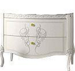 Тумба под раковину, 110,5хh84х58,5см, два выдвижн. ящика, ручки цв. золото,  ZZ Labor Legno Hermitage HEPL 113С ORO