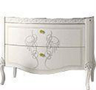 Тумба под раковину, 110,5хh84х58,5см, два выдвижн. ящика, ручки цв. золото,  ZZ Labor Legno Hermitage HEPL 113С ORO