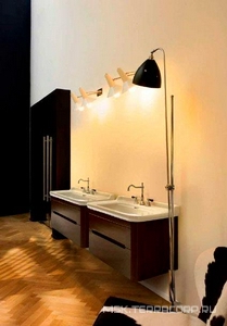 Раковина 80х55см, с 3 отв.д/смес., без крепл., (накладка отверстия перелива цв.хром),  ZZ Kerasan Waldorf 4141K1  ТРИ ОТВЕРТИЯ ДЛЯ СМЕСИТЕЛЯ