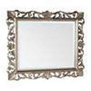 Зеркало прямоуг. в дерев. резной раме 100х85см (верт./гориз. монтаж), (цв.серебро античное), крепёж в компл., Tiffany ZZ Tiffany Универсал 332argento antico