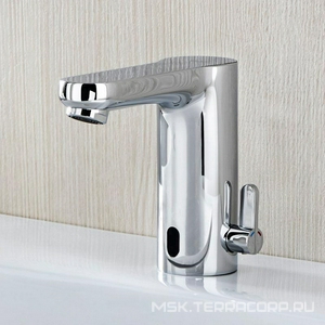 Инфракрасная электроника для раковины Eurosmart Cosmopolitan E со смешиванием (работа от сети 220V), хром ZZ Grohe Eurodisc Cosmopolitan 36325001