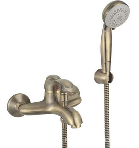 Смеситель для ванны/душа, короткий излив, с установочным комплектом, аксессуарами, бронза XX Veragio Grazia VR.GRA-3501.BR