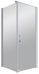 Душевое ограждение , 100*90*1900 мм, правая, профиль хром матовый., стекло прозрачное, БЕЗ поддона ZZ Vegas Glass EP-Fis EP-Fis 100*90 07 01