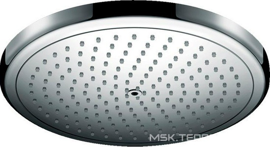 Верхний душ, лейка d280мм, без потолочного кронштейна, тип струи RainAir, (металл цв. хром),  280 Air 1jet ZZ Hansgrohe Croma 26220000