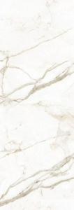 Керамогранит для пола и стены Laminam I Naturali Marmi Calacatta Oro Venato Lucidato 5.6 mm 100x300 LAMFF00318