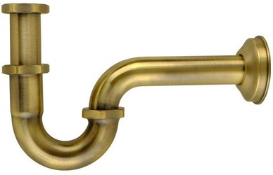 Сифон д/раковины H150-180 см. S-образный 1"1/4, бронза ZZ