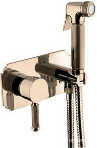 Смеситель встраиваемый в стену, с гигиеническим душем, (цв.бронза, одноручковый),  ZZ Cezares Olimp OLIMP-DIF-02