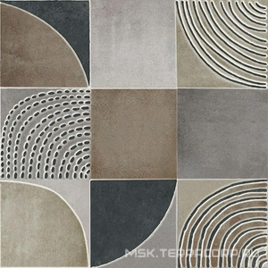 Керамогранит для пола и стены Dado Ceramica Gare du Nord Dec. Infinity (6 pz) rett 60x60 R04138