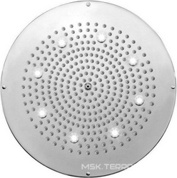 Верхний душ d470мм, со светодиодами LED,(трансформатор,блок управления, гибкая подводка в компл.),установка в подвесн. потолок, (цв. хром), Bossini ZZ