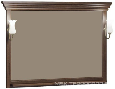 Зеркало  120, 1290x1010x120 мм, цвет нагал, без светильн. ном.93950, крепеж в комплекте ZZ Opadiris Риспекто Z0000009576