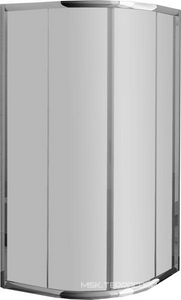 Душевая шторка BLCP4 90*90, стекло - прозрачное, профиль хром, без поддона Anti Calc ZZ Ravak Evolution 3B270C00Z1/03187