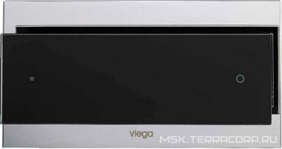 Клавиша  102 Viega (8353,1) (стекло/черн.) Viega T5 597047 Viega Visign for More 00168680