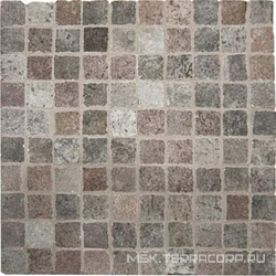 Le Argille Terra Nera Mosaico 3x3 XX |30.4x30.4