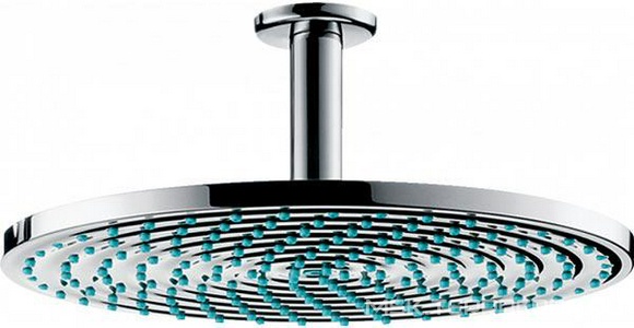 Верхний душ  AIR d=300 мм, c потолочным держателем для верхнего душа 100 мм,  ZZ Hansgrohe Raindance 27494000