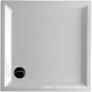 Поддон душевой квадр.90х90хh6.5cм, акрил, отверст.д/выпуска 90мм (без сифона и ножек) , ZZ Duravit Starck 720010
