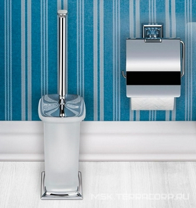 Ерш напольный, (стекло матовое, креплен. цв.хром)  Colombo Portofino B3206.000