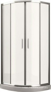 Душевое ограждение 1/4 круга, R550, 900х900хh1950мм, 2 сдвижн.двери, 2 неподв.сегмента, (стекло прозр. Easy Clean 6мм, профиль цв.хром),  ZZ Romance Collection Umea UM.R1.90.SDTG.CR СОВРЕМЕН