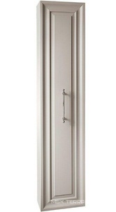 Пенал 35х25хh160см, 1 створка петли справа, цв. Перла лак, фурнитура хром,  ZZ Gaia Biografia COquinta1LC Perla (Madreperla)