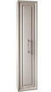 Пенал 35х25хh160см, 1 створка петли справа, цв. Перла лак, фурнитура хром,  ZZ Gaia Biografia COquinta1LC Perla (Madreperla)