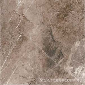 Керамогранит для пола и стены Kirovit  Керамогранит Volcano коричневые темные граниль 450х450х8мм 739563 K