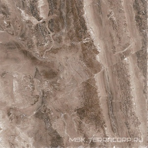 Керамогранит для пола и стены Kirovit  Керамогранит Volcano коричневые темные граниль 450х450х8мм 739563 K