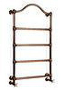 Полотенцесушитель 1180х600см, на ГВС/сист. отопл., до 7bar, 518watt, (креплен, клап Маевск.в ком), БЕЗ кр/перек. (цв.бронза),  ZZ Gaia Colonial TM CO00 BR