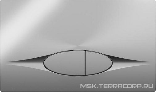 Клавиша двойного смыва для инсталляции, цвет хром Jacob Delafon Универсал E29027-CP