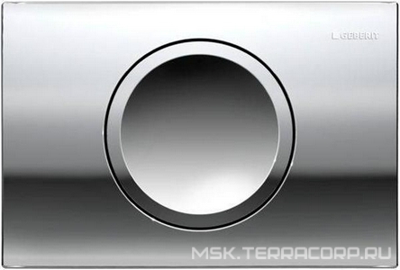 Клавиша смыва "11" для инсталляции арт.458.160.00.1, цвет матовый хром Geberit Delta 115.120.46.1