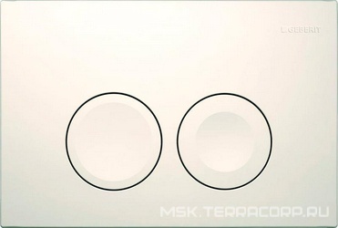 Клавиша двойного смыва "Delta21" для инсталляции, цвет белый XX