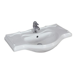 Раковина Лорето 85 для тумбы Жерона, белая ZZ