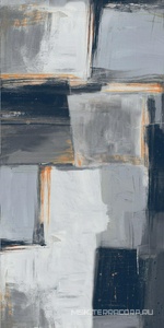 Керамогранит для пола и стены Alpas Euro Victoria Deco Art Grey 80x160 n178283