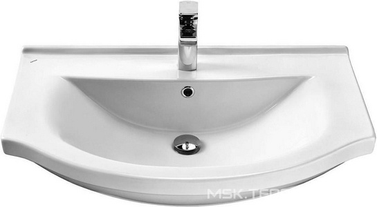 Раковина Эльбрус-80см., для мебели  80, белая ZZ Mirsant Камилла 1WH109653