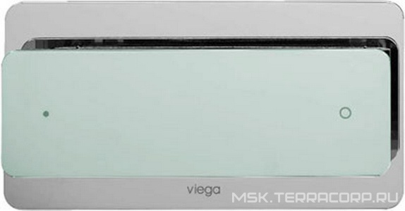 Клавиша  103 Viega (8355,1) (стекло-светло серое) Viega T5 605643 Viega Visign for More 00168708