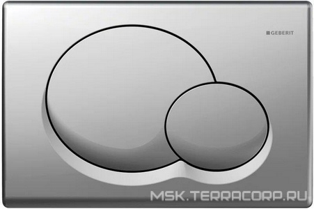 Клавиша двойного смыва "" (хр.глянц./пластик) XX Geberit Samba 115.770.21.1