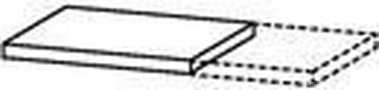 Столешница 500х365хh46мм, для шкафа арт.2216, (цв. декор. тик),  ZZ Duravit X-Large 065С/04