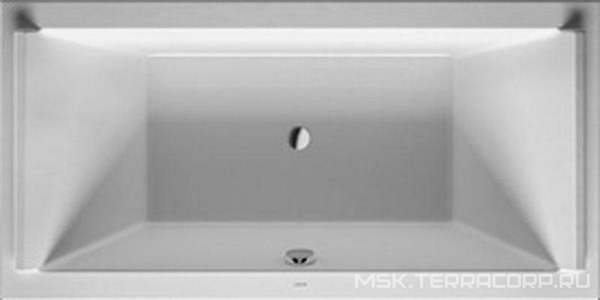Ванна 1800х900хh485мм встраиваемая акриловая, без ножек и сифона,  ZZ Duravit Starck 700205 00 0 00 0000