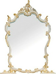 Зеркало 105х134см (Натуральное дерево, рассыхается!!! Декор Lyberty), крепёж в компл., Barocco Decoro ZZ