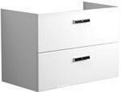 Тумба подвесная   78,5х56,5х45см, с 2 выдвиж. ящиками, Без раковины, цвет белый, крепеж в комплекте KL Roca Victoria Nord ZRU9000032