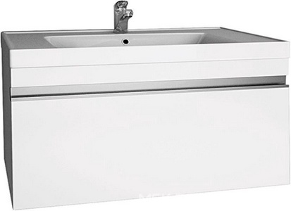 Тумба подвесная  70см., 1 ящика, БЕЗ раковины, цв.белый KL Dreja Grace 99.0910